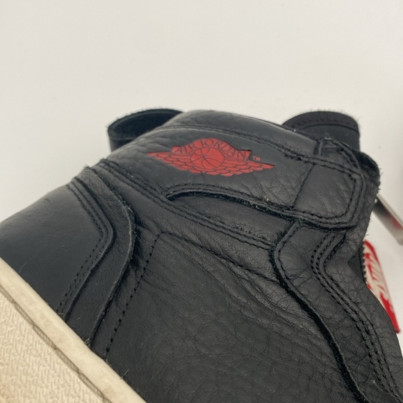 Nike Jordan 1 Retro High Zip Black Gym Red Phantom women 6 leather casual Y2K - Picture 10 of 14